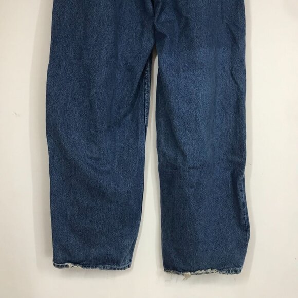 Reformation Blue Wide-Leg Jeans - Picture 7 of 9